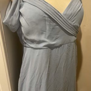 Birdy Grey, Spence Bridesmaid Dress, DUSTY BLUE, size XL, NOT ALTERED